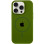Силіконовий чохол Silicone Case Full Protective (AA) with MagSafe для Apple iPhone 15 Pro (6.1) - Зелений / Dark Olive