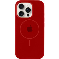 Силіконовий чохол Silicone Case Full Protective (AA) with MagSafe для Apple iPhone 15 Pro Max (6.7) - Червоний / Deep Red