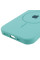 Силіконовий чохол Silicone Case Full Protective (AA) with MagSafe для Apple iPhone 15 Plus (6.7) - Бірюзовий / Marine Green - фото