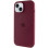 Силіконовий чохол Silicone Case Full Protective (AA) with MagSafe для Apple iPhone 15 Plus (6.7) - Бордовий / Plum