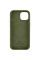 Силіконовий чохол Silicone Case Full Protective (AA) with MagSafe для Apple iPhone 15 Plus (6.7) - Зелений / Dark Olive - фото