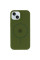 Силіконовий чохол Silicone Case Full Protective (AA) with MagSafe для Apple iPhone 15 Plus (6.7) - Зелений / Dark Olive - фото