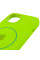 Силіконовий чохол Silicone Case Full Protective (AA) with MagSafe для Apple iPhone 15 Plus (6.7) - Салатовий / Neon green - фото