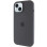 Силіконовий чохол Silicone Case Full Protective (AA) with MagSafe для Apple iPhone 15 Plus (6.7) - Сірий / Dark Gray