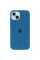 Силіконовий чохол Silicone Case Full Protective (AA) with MagSafe для Apple iPhone 15 Plus (6.7) - Синій / Denim Blue - фото