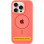 Силіконовий чохол Silicone Case Full Protective (AA) with MagSafe для Apple iPhone 16 (6.1) - Кавуновий / Watermelon red