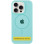 Силіконовий чохол Silicone Case Full Protective (AA) with MagSafe для Apple iPhone 16 (6.1) - Бірюзовий / Light Turquoise