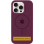 Силіконовий чохол Silicone Case Full Protective (AA) with MagSafe для Apple iPhone 16 (6.1) - Бордовий / Plum
