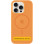 Силіконовий чохол Silicone Case Full Protective (AA) with MagSafe для Apple iPhone 16 (6.1) - Помаранчевий / Papaya
