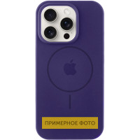 Силиконовый чехол Silicone Case Full Protective (AA) with MagSafe для Apple iPhone 16 (6.1) - Фиолетовый / Elderberry