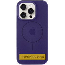 Силіконовий чохол Silicone Case Full Protective (AA) with MagSafe для Apple iPhone 16 (6.1) - Фіолетовий / Elderberry