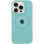 Силіконовий чохол Silicone Case Full Protective (AA) with MagSafe для Apple iPhone 16 Pro (6.3) - Бірюзовий / Marine Green