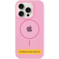 Силіконовий чохол Silicone Case Full Protective (AA) with MagSafe для Apple iPhone 16 Plus (6.7) - Рожевий / Light pink