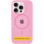 Силіконовий чохол Silicone Case Full Protective (AA) with MagSafe для Apple iPhone 16 Plus (6.7) - Рожевий / Light pink
