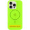 Силіконовий чохол Silicone Case Full Protective (AA) with MagSafe для Apple iPhone 16 Plus (6.7) - Салатовий / Neon green