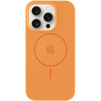 Силіконовий чохол Silicone Case Full Protective (AA) with MagSafe для Apple iPhone 16 Pro Max (6.9) - Помаранчевий / Papaya