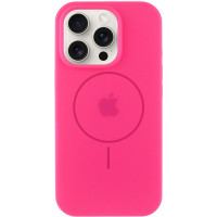 Силіконовий чохол Silicone Case Full Protective (AA) with MagSafe для Apple iPhone 16 Pro Max (6.9) - Рожевий / Barbie pink