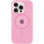 Силіконовий чохол Silicone Case Full Protective (AA) with MagSafe для Apple iPhone 16 Pro Max (6.9) - Рожевий / Light pink
