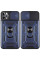Чехол Ummi Camshield Serge Ring для Apple iPhone 12 Pro / 12 (6.1) - Синий / Navy - фото
