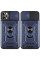 Чехол Ummi Camshield Serge Ring для Apple iPhone 12 Pro Max (6.7) - Синий / Navy - фото