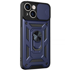 Чехол Ummi Camshield Serge Ring для Apple iPhone 14 (6.1) - Синий / Navy