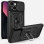 Чехол Ummi Camshield Serge Ring для Apple iPhone 15 (6.1) - Черный / Black