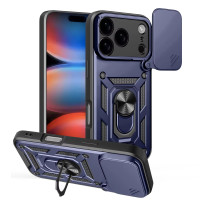 Чохол Ummi Camshield Serge Ring для Apple iPhone 17 Pro Max / 18 Pro Max (6.9) - Синій / Navy