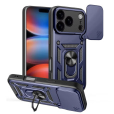 Чехол Ummi Camshield Serge Ring для Apple iPhone 17 Pro Max (6.9) - Синий / Navy