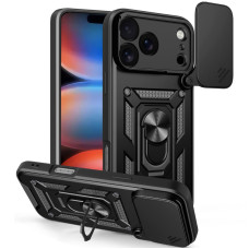 Чехол Ummi Camshield Serge Ring для Apple iPhone 17 Pro Max (6.9) - Черный / Black