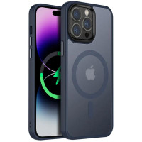 Чохол Ummi Colorful with MagSafe для Apple iPhone 14 Pro (6.1) - Синій / Navy Blue