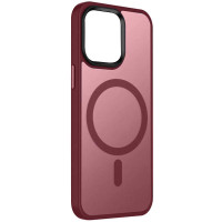 Чохол Ummi Colorful with MagSafe для Apple iPhone 15 (6.1) - Бордовий / Wine Red