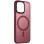 Чехол Ummi Colorful with MagSafe для Apple iPhone 15 (6.1) - Бордовый / Wine Red