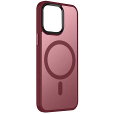 Чехол Ummi Colorful with MagSafe для Apple iPhone 15 Pro (6.1) - Бордовый / Wine Red