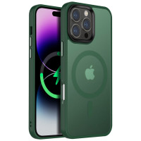 Чохол Ummi Colorful with MagSafe для Apple iPhone 16 Pro Max (6.9) - Зелений / Dark Green