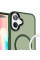Чехол Ummi Colorful with MagSafe для Apple iPhone 17 (6.3) - Зеленый / Dark Green - фото