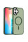 Чехол Ummi Colorful with MagSafe для Apple iPhone 17 (6.3) - Зеленый / Dark Green - фото