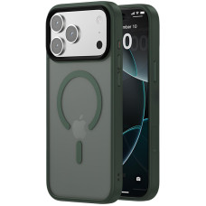 Чехол Ummi Colorful with MagSafe для Apple iPhone 17 Pro (6.3) - Зеленый / Dark Green