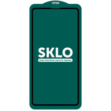 Захисне скло SKLO 5D (тех.пак) для Apple iPhone 13 / 13 Pro / 14 / 16e (6.1) - Чорний