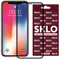 Захисне скло SKLO 3D для Apple iPhone 11 Pro / X / XS (5.8) - Чорний