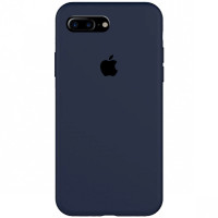 Силіконовий чохол Silicone Case Full Protective (AA) для Apple iPhone 7 plus / 8 plus (5.5) - Темно-синій / Midnight blue
