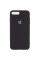 Силіконовий чохол Silicone Case Full Protective (AA) для Apple iPhone 7 plus / 8 plus (5.5) - Чорний / Black - фото