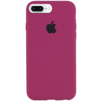 Силиконовый чехол Silicone Case Full Protective (AA) для Apple iPhone 7 plus / 8 plus (5.5) - Бордовый / Maroon