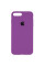 Силіконовий чохол Silicone Case Full Protective (AA) для Apple iPhone 7 plus / 8 plus (5.5) - Фіолетовий / Grape - фото