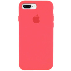 Силиконовый чехол Silicone Case Full Protective (AA) для Apple iPhone 7 plus / 8 plus (5.5) - Арбузный / Watermelon red
