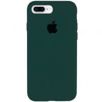 Силіконовий чохол Silicone Case Full Protective (AA) для Apple iPhone 7 plus / 8 plus (5.5) - Зелений / Forest green