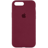 Силіконовий чохол Silicone Case Full Protective (AA) для Apple iPhone 7 plus / 8 plus (5.5) - Бордовий / Plum