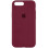 Силіконовий чохол Silicone Case Full Protective (AA) для Apple iPhone 7 plus / 8 plus (5.5) - Бордовий / Plum
