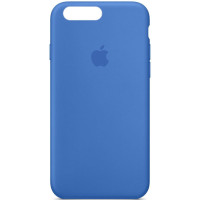 Силиконовый чехол Silicone Case Full Protective (AA) для Apple iPhone 7 plus / 8 plus (5.5) - Синий / Capri Blue