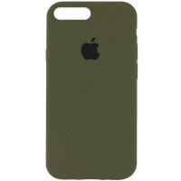 Силіконовий чохол Silicone Case Full Protective (AA) для Apple iPhone 7 plus / 8 plus (5.5) - Зелений / Dark Olive