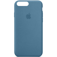 Силиконовый чехол Silicone Case Full Protective (AA) для Apple iPhone 7 plus / 8 plus (5.5) - Синий / Blue Jay